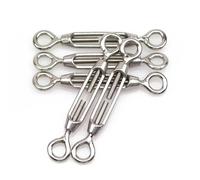 Tensor de Alambre de Acero, Tensor de Cuerda Alambre Ajustable con Tensor Acero Inoxidable 304 Eye& M4/M5/M6 2/5/10 Uds(M6,5PCS)