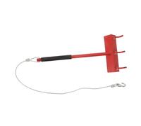 Tensor de Alambre de Cerca para Valla, Acero Inoxidable, 300 Lbs | Ganchos Metálicos y Cable de 28 Pulgadas, Cuerpo Reducido, para Cercas de Malla y Pastos