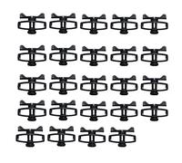 Tensor de alambre de valla electrónica de plástico para ganado, valla eléctrica, tensores de cinta portátiles para accesorios de granja, 24 unidades