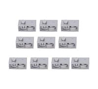 Tensor de Alambre para Cerca Eléctrica, Juego de 10 Piezas, Aleación de Aluminio, Ajustador Inline para Cable de 3MM, Seguridad en Granjas y Jardines - Resistente a la Intemperie