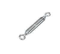 tensor de alambre tensor, 5 uds tensor de acero inoxidable gancho ajuste anillo tornillo cuerda alambre Cable conector resorte Metal(Oo Type,M5)