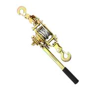 Tensor de alambre - Tensor de cuerda, extractor de gancho doble de 2 toneladas/1 tonelada | Polipasto manual con abrazadera de cable para tractor, agricultura, cercado industrial, sitio de construcció