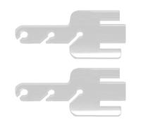 Tensor de alimentación de rosca, 2 herramientas de control de hilo extraíbles, piezas de telar de aguja, conectores de fijación rápida, accesorios de punto rápido, adaptador de máquina de tejer para
