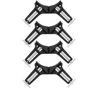 Tensor de ángulo de madera de 90 grados, soldadura de metal y aluminio, tensor de marco ajustable, ángulo de posición, abrazadera angular, abrazadera de ángulo recto, juego de 4 piezas, marco de