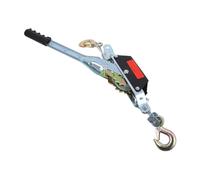 Tensor de cable de acero con doble gancho de trinquete para tala de árboles y tensión de alambre