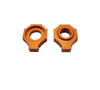 Tensor de Cadena Compatible con KTM EXC SX XCF FC FE | Adecuado para el huso del cubo de la rueda trasera TC TE; Incluye regulador de deslizadores del bloque del eje