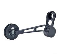 Tensor de cadena de aluminio ligero para bicicletas plegables Brompton, soporta una sola velocidad hasta 7 velocidades, adecuado para modelos de bicicleta plegable Cline y Pline (negro)