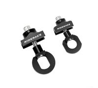 Tensor de cadena de bicicleta para riel de engranaje fijo, material de aluminio, se adapta a ejes de 10 mm, para tensar fácilmente la cadena, color negro, 20 g de peso, incluye 1 tensor (10 mm)