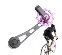 Tensor de Cadena de de una Sola Velocidad, Tensor de Ajuste de Cadena de de una Sola Velocidad, Kit de conversión de aleación de Aluminio para Viajes Diarios, configuraciones de Carreras