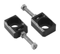 Tensor de cadena de eje trasero para surron y talaria Sting, aluminio, piezas de motocicleta todoterreno, negro/plateado