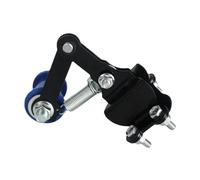 Tensor de cadena de motocicleta, guía de rodillo flexible, de tensión de 5.1 x 3.9 x 3.94 pulgadas con soporte de resorte, diseño antideslizante para un ajuste suave, para reparación de motos
