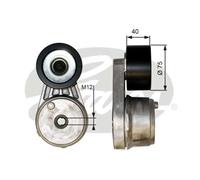 Tensor de correa, correa poli V FleetRunner GATES T38643