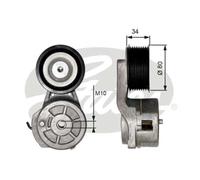 Tensor de correa, correa poli V FleetRunner GATES T38650