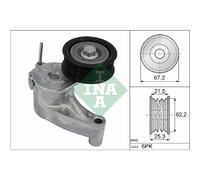 Tensor de la correa trapezoidal acanalada 534 0710 10 INA para VOLVO V60 I