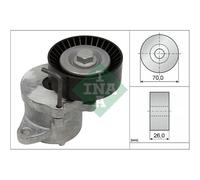 Tensor de la correa trapezoidal acanalada 534 0439 10 INA para SAAB OPEL