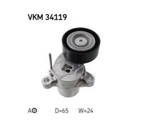 Tensor De Correa Correa Poli V Skf VKM 34119 para Ford Centro Izquierda