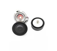 Tensor de Correa de transmisión para BMW N62 OEM 11287549588 11287549557 11287631817 6PK1548 Polea guía del Tensor de Correa del Motor (Negro)