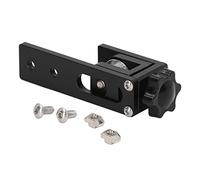 Tensor de correa para eje X, aleación de aluminio, tensor de correa síncrona preensamblado para impresora 3D Ender 3 y CR10, con distancia ajustable de 8 mm y límite de longitud de (Negra)