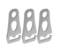 Tensor de cuerda ajustable de 3 lotes para camping, tienda de campaña, tensor de línea para cámper, mochilero