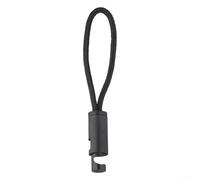 Tensor de Cuerda Aluminio Aleación 11cm Camping | Aleación aluminio 6061, pistón, operación rápida, ligero 9.5g, ideal mochila(Black)