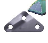 Tensor de Cuerda para Tienda de campaña de aleación de Aluminio - Ajustadores de Cuerda Guyline Tensor de Guyline - Ajustadores de cordón de 3 Agujeros, Hebillas de de Viento par