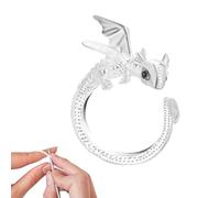 Tensor De - De Crochet | Anillos De Aleación: Anillos De Crochet De Dragón Ajustables Con Un Diseño Suave Y Cómodo Que Garantiza Un Control Eficiente Del, Ideal Para Tejer Proy