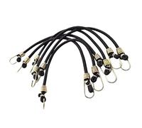 Tensor de Equipaje con Ganchos Correa elástica de los Cable de Bungee Extensor Ajustable Correa de unión para Acampar 10 pcs flejes