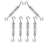 Tensor De Gancho/Gancho De Acero Inoxidable, 6 Piezas Tensores De Acero Inoxidable, Tensor Alambre Acero Inoxidable 304, M5 Tensores Acero Inoxidable, Tensor Cable M5, Tensor Ajustable De Acero 304