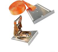 Tensor de junta de encimera para empalme de panel de piedra sin costuras, correa de polipropileno de 4,2 m x 25 mm con trinquete galvanizado y S laminado en frío