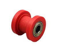 Tensor de la Cadena Guía de Control Deslizante de Rodillo Polea de la Rueda del ajustador Compatible con 420 428 530 Cadena Setta de Motocicleta ATV Dirt Bike(10mm Red Guide)