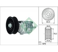 Tensor de la correa trapezoidal acanalada 534 0185 10 INA para AUDI VW
