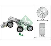 INA 534 0338 10 Brazo tensor correa poli V