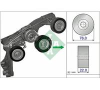 Tensor de la correa trapezoidal acanalada 534 0431 10 INA para MERCEDES-BENZ