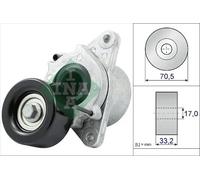 Tensor de la correa trapezoidal acanalada 534 0435 10 INA para NISSAN PICK UP