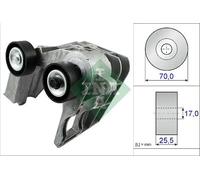 Tensor de la correa trapezoidal acanalada 534 0467 10 INA para FORD KA FIESTA V