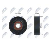 Tensor de la correa trapezoidal acanalada RNK-KA-006 NTY para KIA HYUNDAI