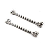 Tensor de mandíbula y mandíbula M5 304 de acero inoxidable cerrado, paquete de 2
