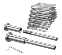 Tensor De Pernos Roscados Paquete de 20 Kit barandilla Cable Invisible acero inoxidable T316, extremo perno prisionero receptor 1/8 "para poste Metal 2" X
