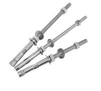 Tensor De Pernos Roscados Tornillo de expansión acero inoxidable 304, M6, M8, M10, M12, anclaje cuña, perno pasante, reparación automóviles, pernos internos Gecko(1pcs,350MM_M10)