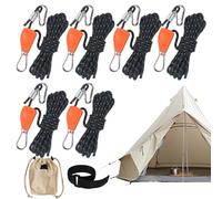Tensor de trinquete para cuerda de tienda - Cable de camping de instalación rápida, correas de amarre ajustables | de trinquete exterior duradero que soporta toldos de autocaravana, cobertizo