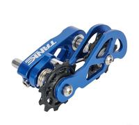 Tensor de una sola velocidad para bicicleta, tensor de cadena de bicicleta de aleación de aluminio, uso para cadena de 8 a 12 velocidades, guía de cadena de bicicleta para marco de caída de suspensión