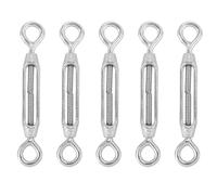 Tensor M4 de acero inoxidable 304, tensor ojo y, tensión cuerda alambre, 5 uds