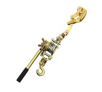 Tensor para - Robusto polipasto manual con ganchos dobles, cabrestante profesional A | Tensor de carraca portátil para agricultura, industria, obras de construcción y construcción