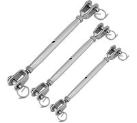 Tensor, Tensor de Mordaza Cerrada de Acero Inoxidable 304 Tornillo de Aparejo M5 M6 M8 M10 M12 para Navegación Marina(M12)