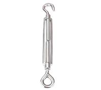Tensores De Alambre 1 Uds M4-M10 304 Gancho De Acero Inoxidable Y Tensor Ojo Cuerda Alambre Dispositivo Tensión Tipo OC Accesorios Hardware Hebilla Giro(M6)