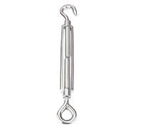 Tensores de alambre de acero inoxidable 1 Uds M4-M10 gancho y ojo de acero inoxidable 304 tensor cuerda alambre dispositivo tensión tipo OC accesorios Hardware hebilla giro(M5)