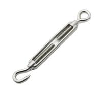 Tensores De Alambre Perno tensor de cuerda alambre acero inoxidable 304, tornillo gancho, conector apretada, 1 ud para Toldos(M5,O to C)