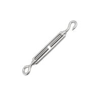 Tensores de Alambre Tensor de alambre tensor M4 M5 M6 M8 M10 Acero inoxidable 304 Ajuste cadena Ganchos y ojales cuerda jardín Kit enrejado for pared ladrillo(M8,OC Type)