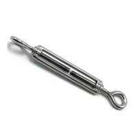 Tensores de Alambre Tensor de alambre tensor M4 M5 M6 M8 M10 Acero inoxidable 304 Ajuste cadena Ganchos y ojales cuerda jardín Kit enrejado for pared ladrillo(M6,OO Type)