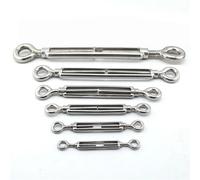 Tensores de Alambre Tensor de alambre tensor M4 M5 M6 M8 M10 M12 M14 ojo y acero inoxidable 304 tensión cable jardín(M6)